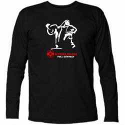 Футболка з довгим рукавом Kyokushin Full Contact - PrintSalon
