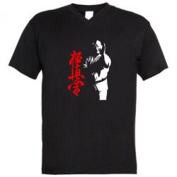 Чоловіча футболка з V-подібним вирізом Kyokushin Kanku Master - PrintSalon