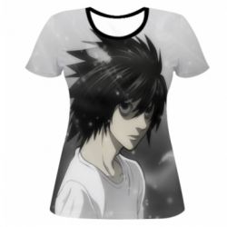 Женская футболка 3D L Lawliet - PrintSalon