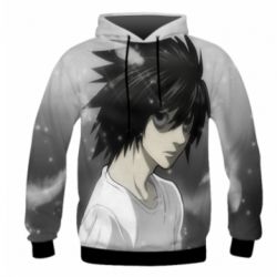 Мужское 3D худи L Lawliet - PrintSalon