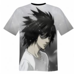 Мужская футболка 3D L Lawliet - PrintSalon