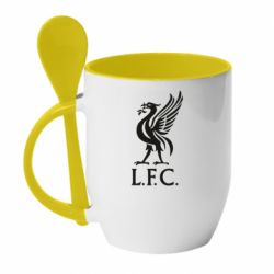Чашка с ложкой L. F. C - PrintSalon