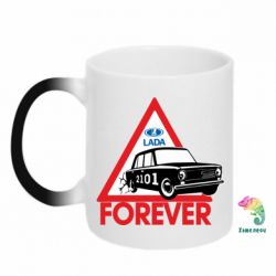 Чашка-хамелеон lada forever - PrintSalon