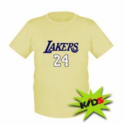 Детская футболка Lakers 24 - PrintSalon
