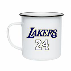 Кружка емальована Lakers 24