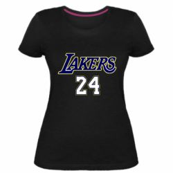 Женская премиум футболка Lakers 24 - PrintSalon