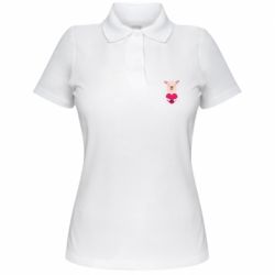 Жіноче поло Lama with heart - PrintSalon
