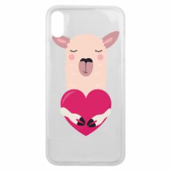 Чохол для iPhone Xs Max Lama with heart - PrintSalon