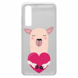 Чохол для Huawei P30 Lama with heart - PrintSalon