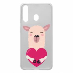 Чохол для Samsung A60 Lama with heart - PrintSalon
