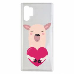 Чохол для Samsung Note 10 Plus Lama with heart - PrintSalon