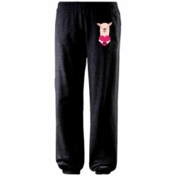 Штани Lama with heart - PrintSalon