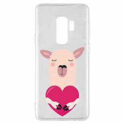Чохол для Samsung S9+ Lama with heart - PrintSalon