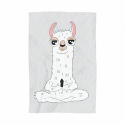 Рушник з принтом Lama Yoga - PrintSalon