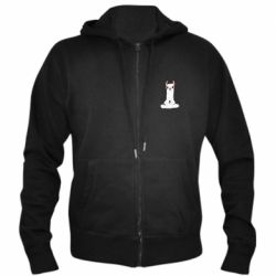 Чоловіче худі на блискавці Lama Yoga - PrintSalon