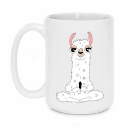 Чашка 420ml Lama Yoga - PrintSalon