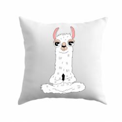 Подушка Lama Yoga - PrintSalon