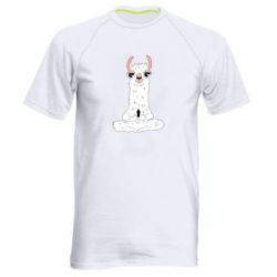 Чоловіча футболка для спорту Lama Yoga - PrintSalon