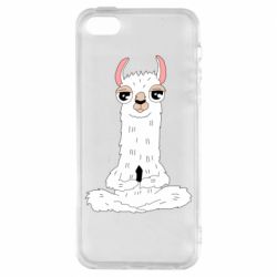 Чохол для iphone 5/5S/SE Lama Yoga - PrintSalon