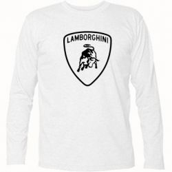 Футболка с длинным рукавом Lamborghini Auto - PrintSalon