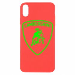 Чехол для iPhone X/Xs Lamborghini Auto - PrintSalon