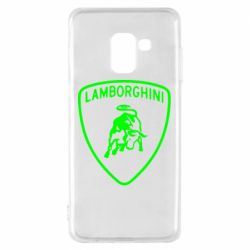 Чехол для Samsung A8 2018 Lamborghini Auto - PrintSalon