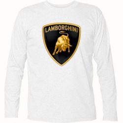 Футболка з довгим рукавом Lamborghini Logo - PrintSalon