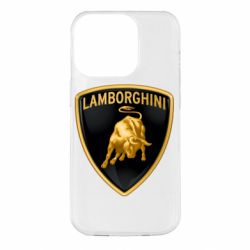 Чохол для iPhone 14 Pro Lamborghini Logo - PrintSalon