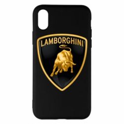 Чохол для iPhone X/Xs Lamborghini Logo - PrintSalon