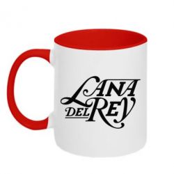 Чашка двокольорова Lana Del Rey