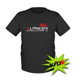Детская футболка Lancer Evolution X - PrintSalon