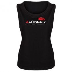 Женская майка Lancer Evolution X - PrintSalon