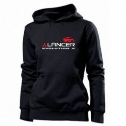 Женское худи Lancer Evolution X - PrintSalon