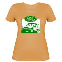 Женская футболка Land Rover - PrintSalon