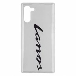 Чехол для Samsung Note 10 Lanos Logo - PrintSalon