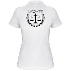 Женское поло Lawyer1 - PrintSalon