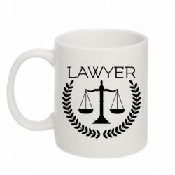 Чашка 320ml Lawyer1