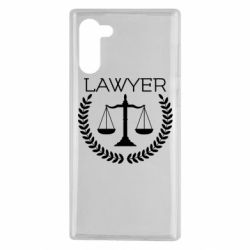 Чехол для Samsung Note 10 Lawyer1 - PrintSalon