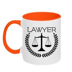 Чашка двокольорова Lawyer1
