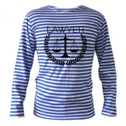 Тельняшка с длинным рукавом Lawyer1 - PrintSalon