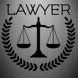 Наклейка Lawyer1 - PrintSalon
