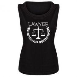 Женская майка Lawyer1 - PrintSalon