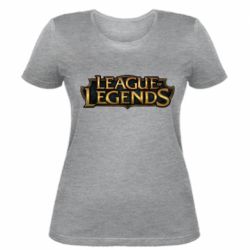 Женская футболка League of legends logo - PrintSalon
