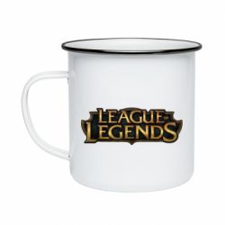 Кружка емальована League of legends logo