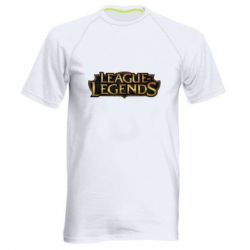 Мужская футболка для спорта League of legends logo - PrintSalon