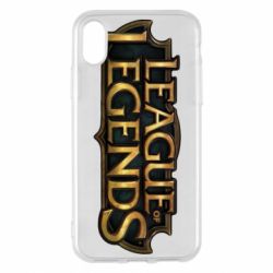 Чехол для iPhone X/Xs League of legends logo - PrintSalon