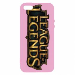 Чехол для iPhone5/5S/SE League of legends logo - PrintSalon