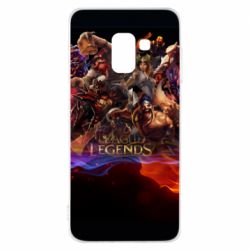 Чехол для Samsung A8 2018 League of Legends - PrintSalon