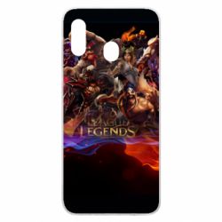 Чехол для Samsung A30 League of Legends - PrintSalon