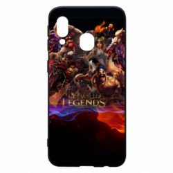 Чехол для Samsung A40 League of Legends - PrintSalon